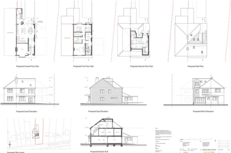 209 Beamhill Phase 1 plans exsisting demo