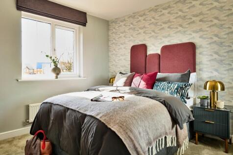 A spacious second double bedroom