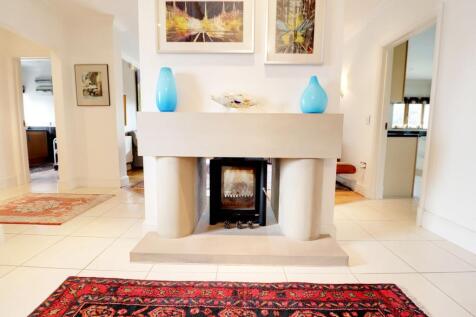 Reception Hall &amp; Family Room Fireplace