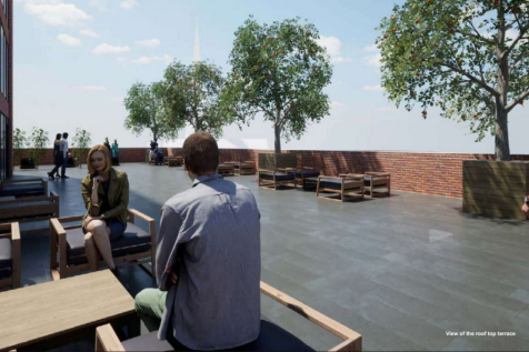 CGI Of Roof Terrace