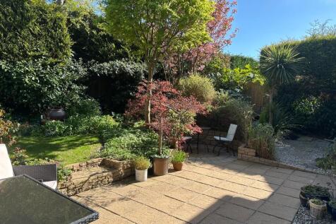 Southerly aspect patio