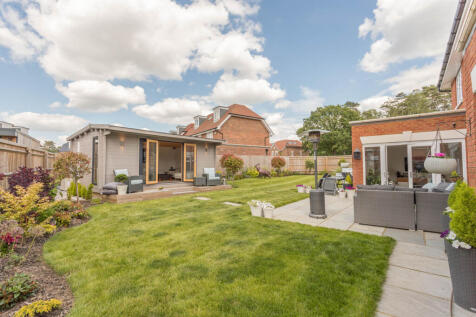 Wide plot with Detached Games Room/Office