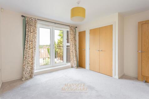 Bedroom with built in wardrobes