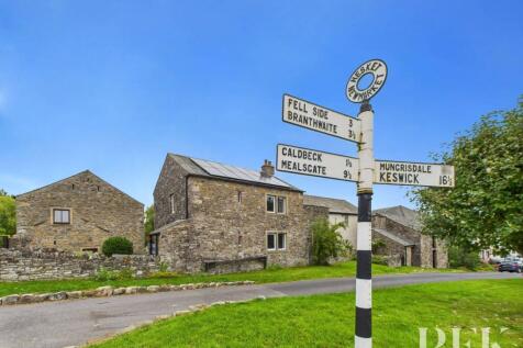 Across village green toward rear of property