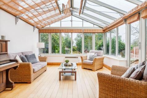 The spacious, bright Garden Room