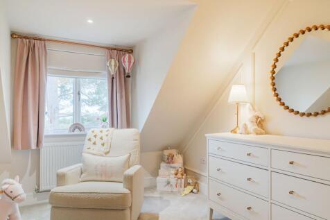 Dorma window creating a cosy nursery