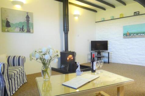 Boutique chic lounge with a stove for those chilly