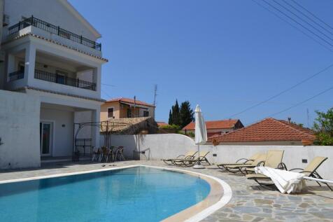 The house from the pool