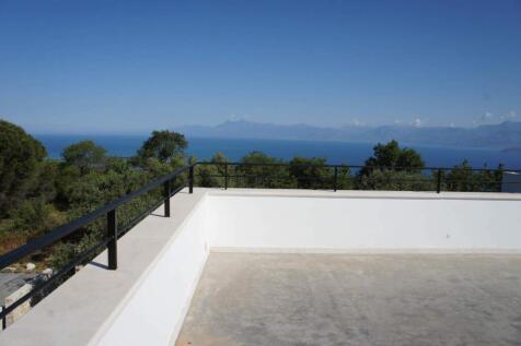 roof top and view to Albania