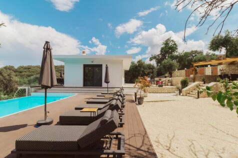 Pool terrace and paved area