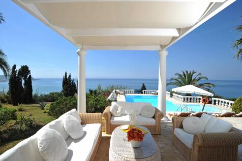 From the villa - pool and sea