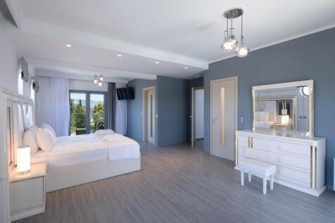 Blue double bedroom