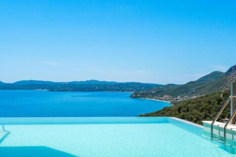 Villa Ouranos - Infinity pool and view