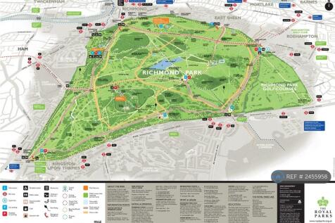 Map Of Neighbouring Richmond Park 2