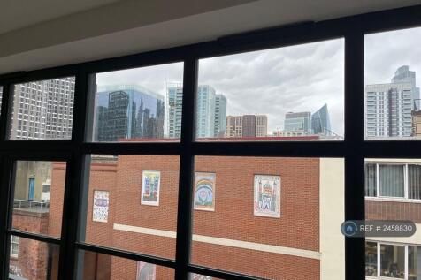 City Skyline View From Living Room 