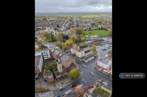 Ariel View Of Building And Train Access