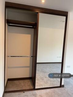 Built In Wardrobe With Two Mirror Panels