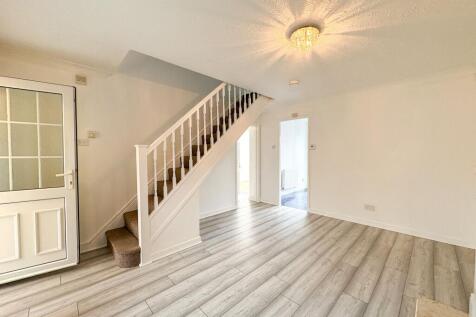 Living room with new flooring