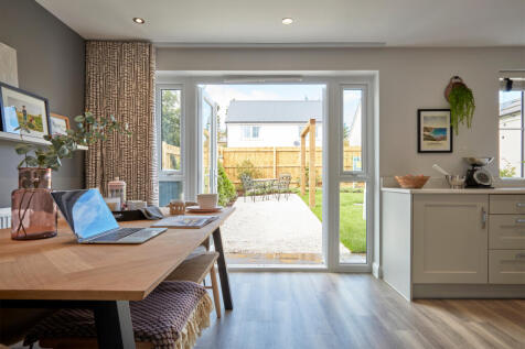 French doors to the garden in the Kingsley 4 bedroom home