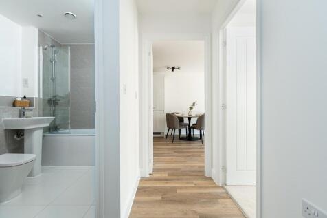 Example of an apartment hallway