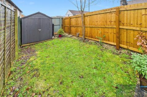 Rear Garden with Shed