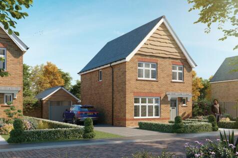 External CGI in brick of the Warwick, a 3 bedroom house