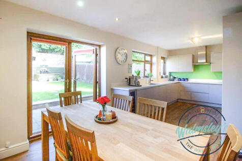 Dining area with french doors to garden