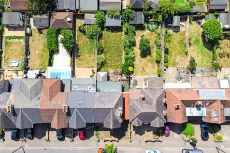 Birds eye view of the garden