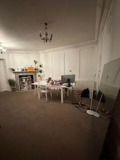 Spacious study area with classic features...
