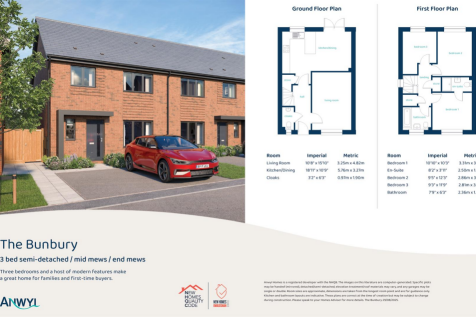 3-bed semi-detached on Frenklin Court, Bebington, £1,400/mo