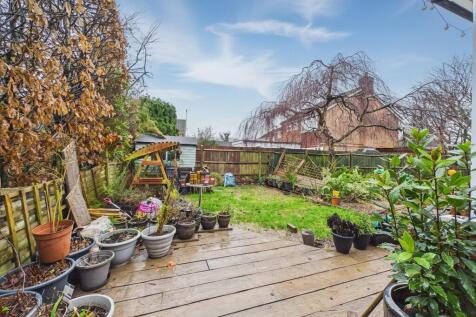 rear garden blue ...