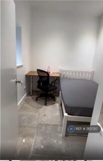 Bedroom 1 With Fitted Wardrobe/Double Bed And Desk