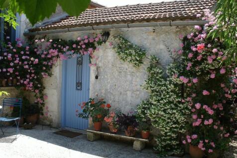 Stone front entrance