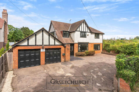 Exterior, driveway and double garage