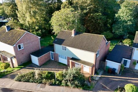 Elevated front drone shot