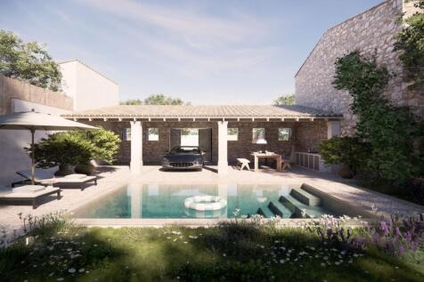 Garden area with pool