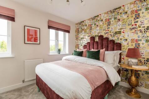 A spacious second bedroom ideal for guests