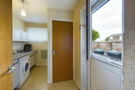 Utility with door to Bin Area