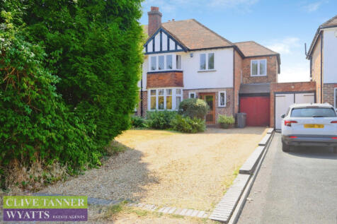 Front Elevation Showing Full Driveway