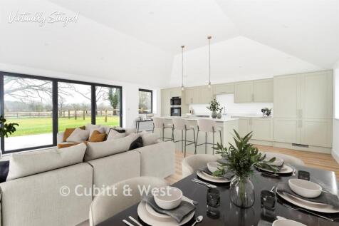 Lounge Kitchen Diner Staged