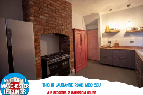8-bed terraced on Lausanne Road Manchester, M20 3EU, £793/mo