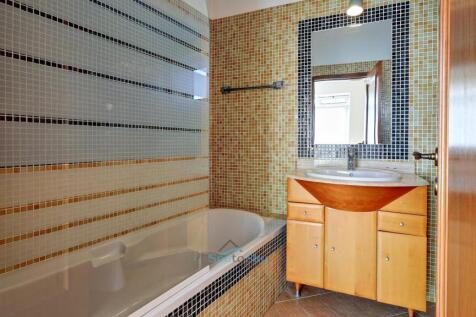 mosaic tiled bathroom
