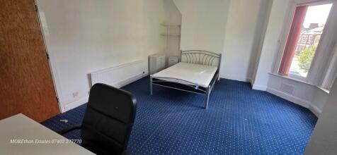 Spacious bedroom with great natural light and d...