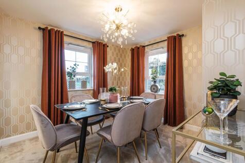 Interior view of the dining room of our 4 bed Alderney home