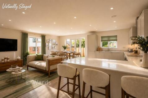 Staged Lounge Kitchen Diner