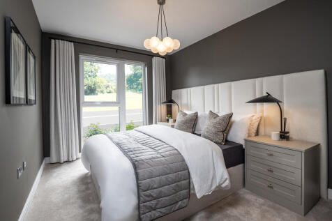 Bedroom of a Redrow apartment