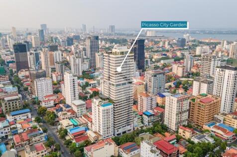 20th Floor - 4 Bedroom Condo For Sale - Picasso City Garden, BKK1, Phnom Penh