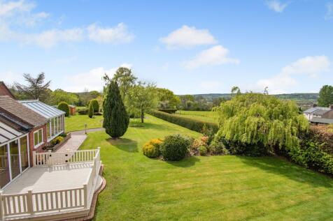 Rear garden with view