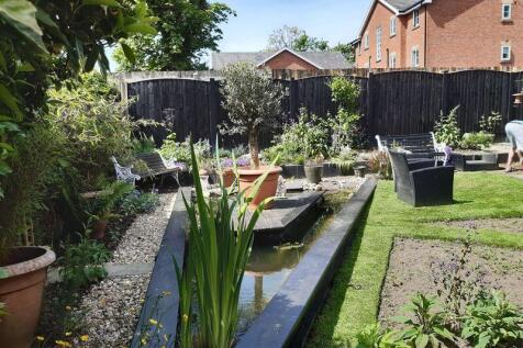 Garden Overview With Pond