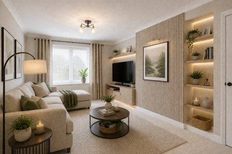 Living Room Virtually Staged 2